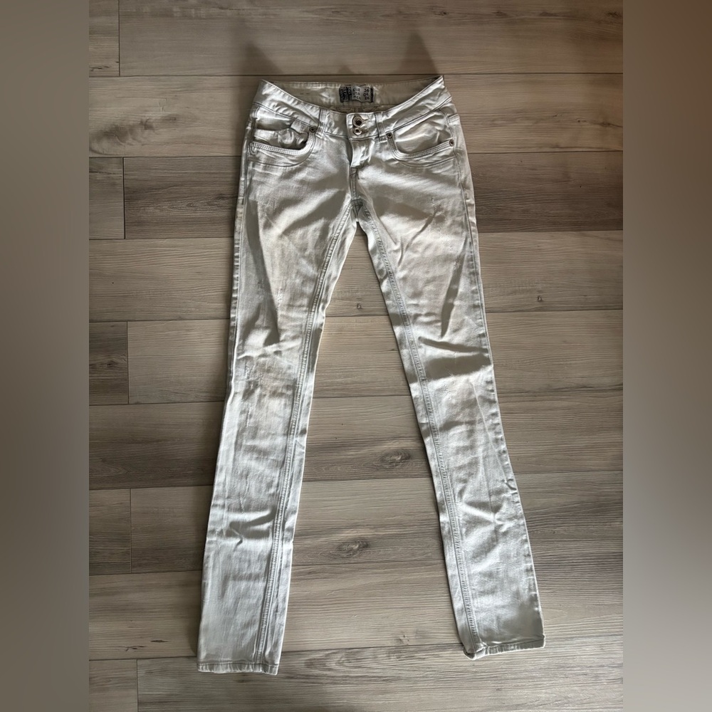 Denim Rules by TRF Beige Pants